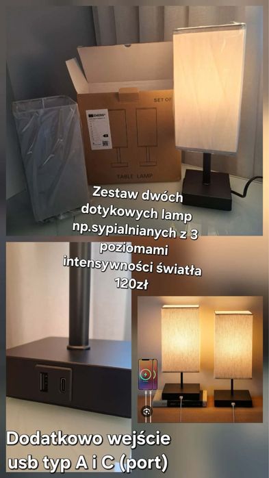 Lapy stołowe dwie sztuki