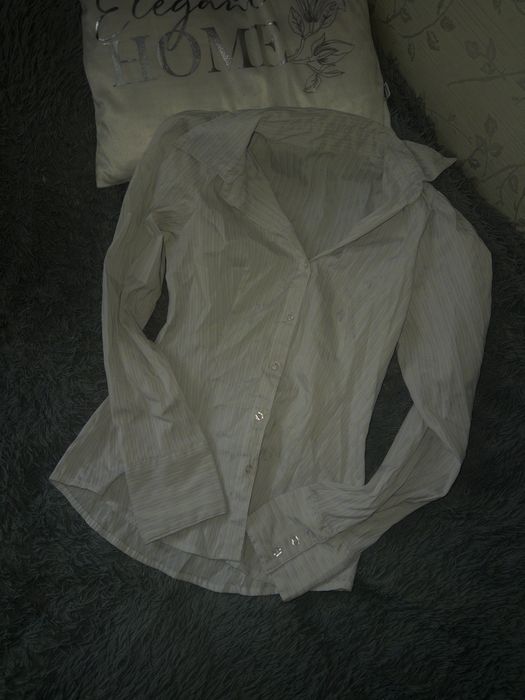 Біла сорочка жіноча в стилі ofiice siren