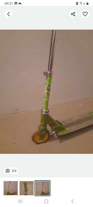 Trotineta para criança