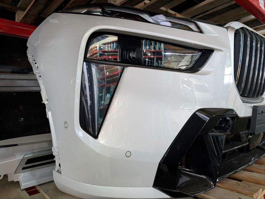 Ноускат Передня частина BMW X7 G07 40i бампер M-pack в зборі, підсилювач радіатор касета радіаторів жалюзі Grill, Фара передня права ліва верхня нижня