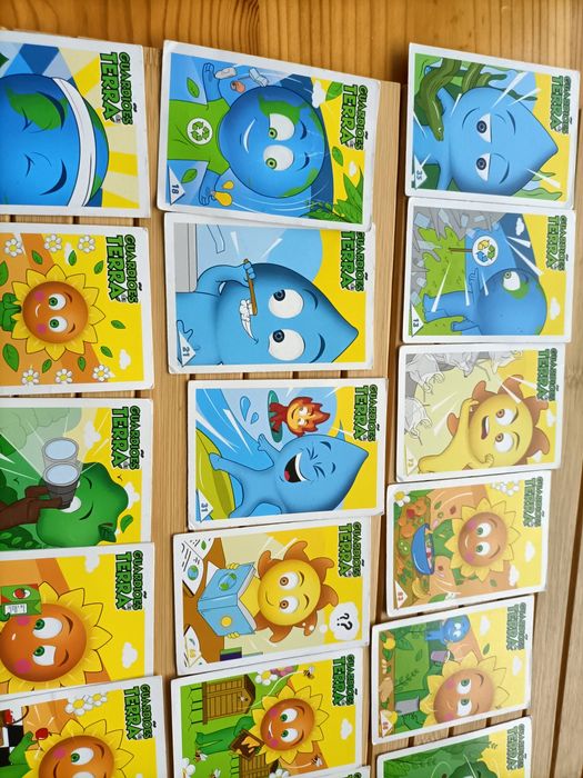 Lote de 38 cartas os guardiões da terra