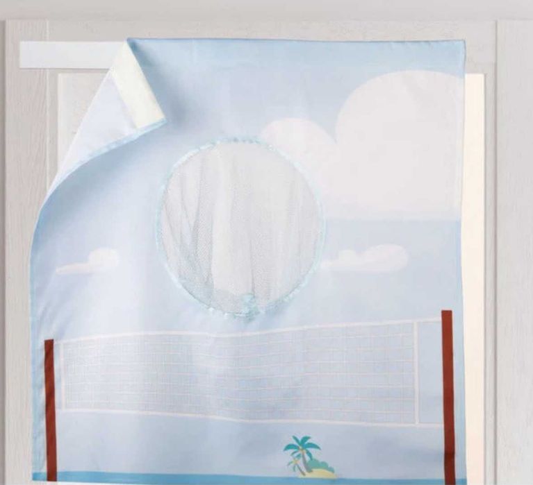 Playtive - gra w piłkę plażową na drzwiach lidl