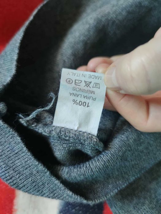 cantus szary gol krotki rekaw turtle neck short sleeve merino wool