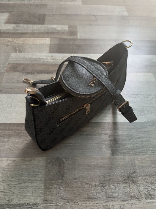 Стильна жіноча сумка на плече з монетницею