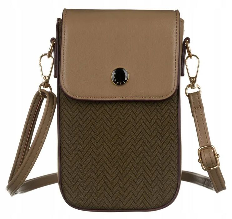 mała listonoszka damska ze skóry ekologicznej — peterson