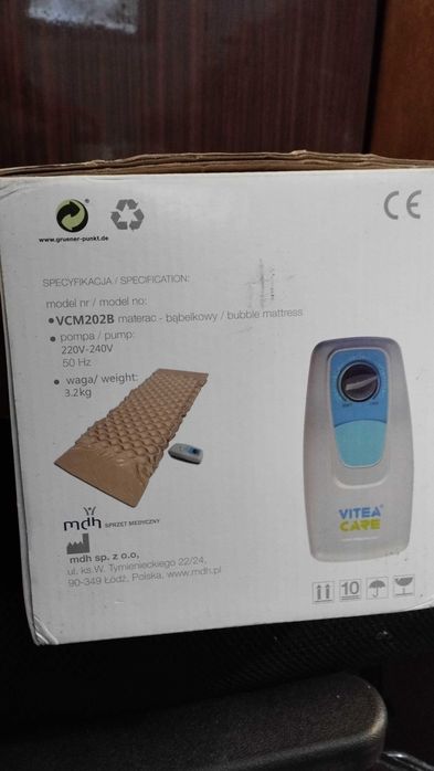 Materac przeciwodleżynowy Now