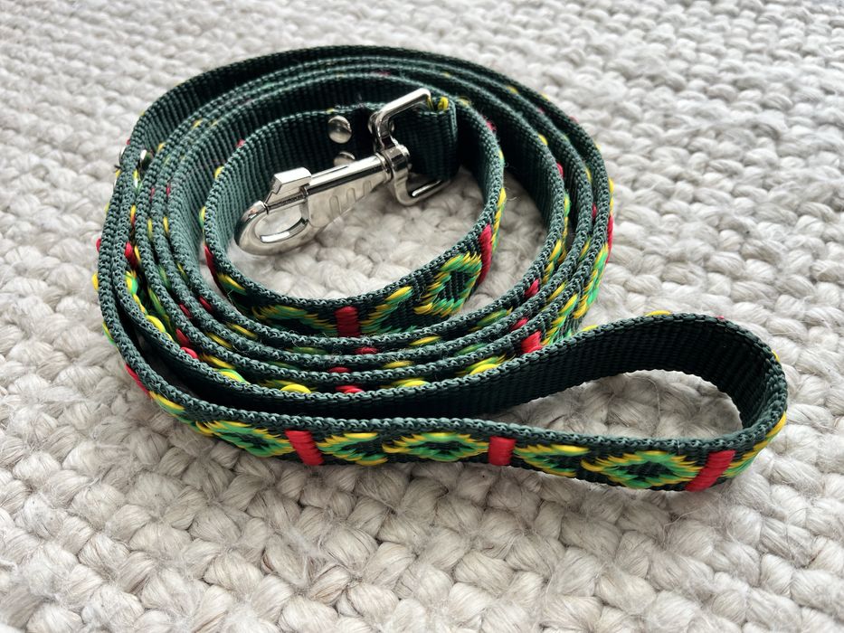 Mocna smycz dla dużego i średniego psa 2m – gruba, ozdobna, bardzo wytrzymała