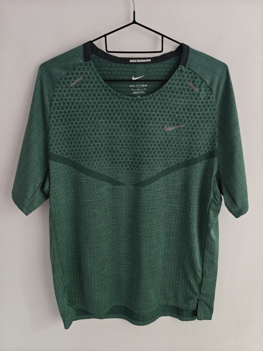 Nike koszulka sportowa krótki rękaw logowana M
