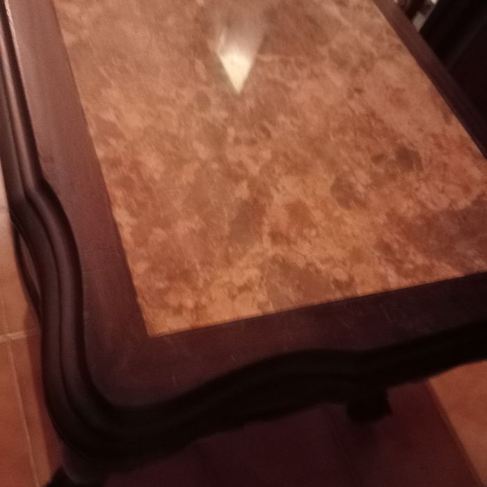 Mesa antiga pedra mármore