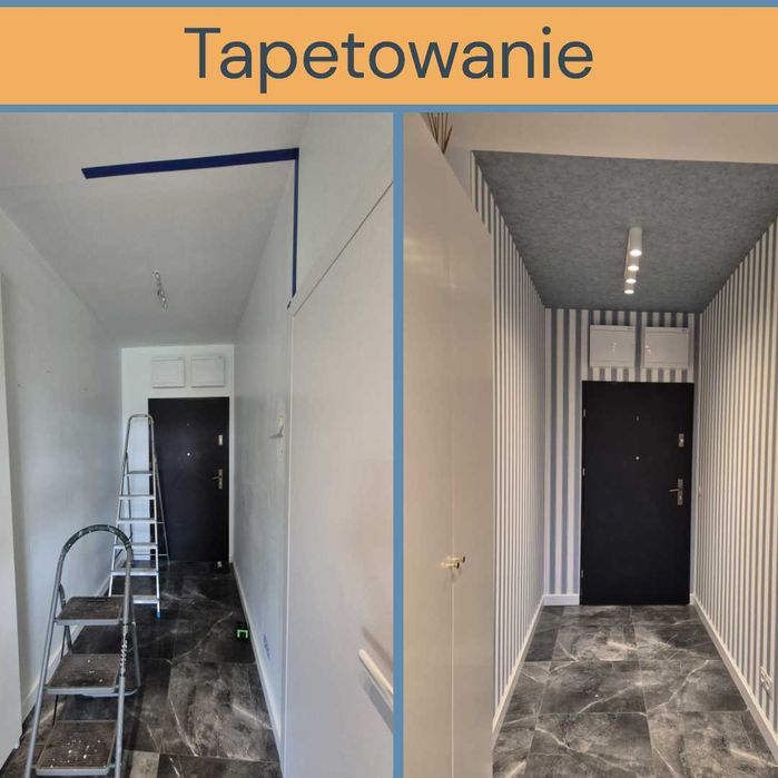 Malowanie / Tapetowanie  / Usuwanie zacieków, plam / Naprawa ubytków / Złota Rączka / Lakierowanie / Olejowanie