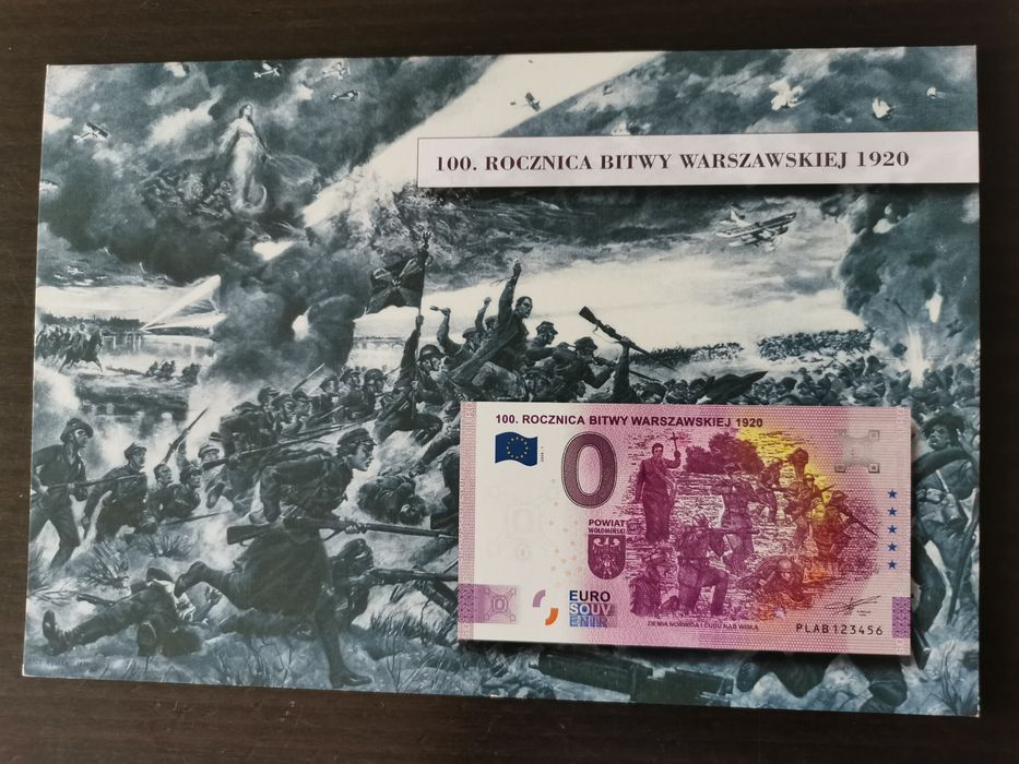 0 Euro 100 rocznica bitwy warszawskiej
