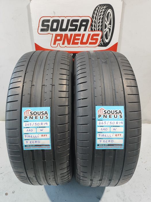 2 pneus semi novos 265-50R19 Pirelli RFT - Oferta dos Portes