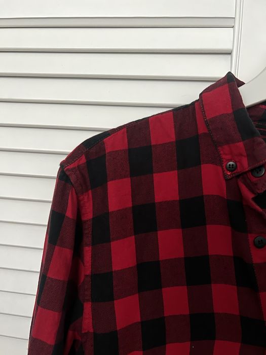 Koszula w krate S/M Pull&Bear czerwono czarna y2k unisex bluzka