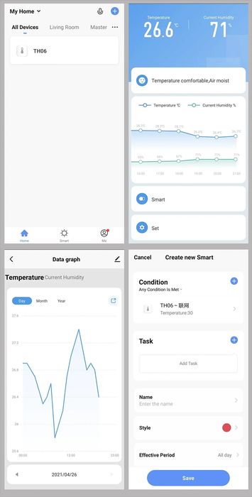 ОЛХ доставка. WIFI Датчик влаж. и температуры Smart life, Tuyasmart.