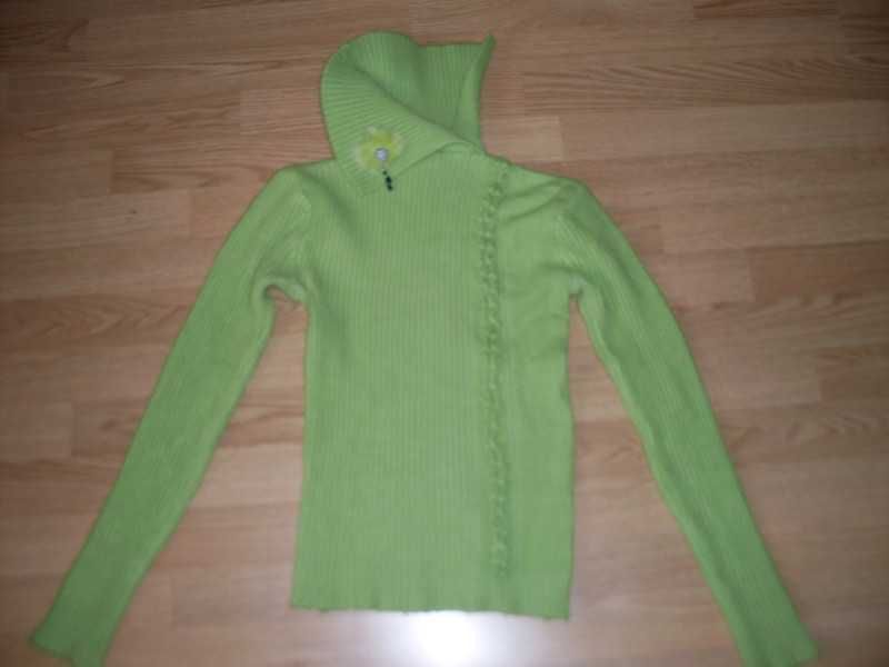 golf gruby seledynowy 36 38