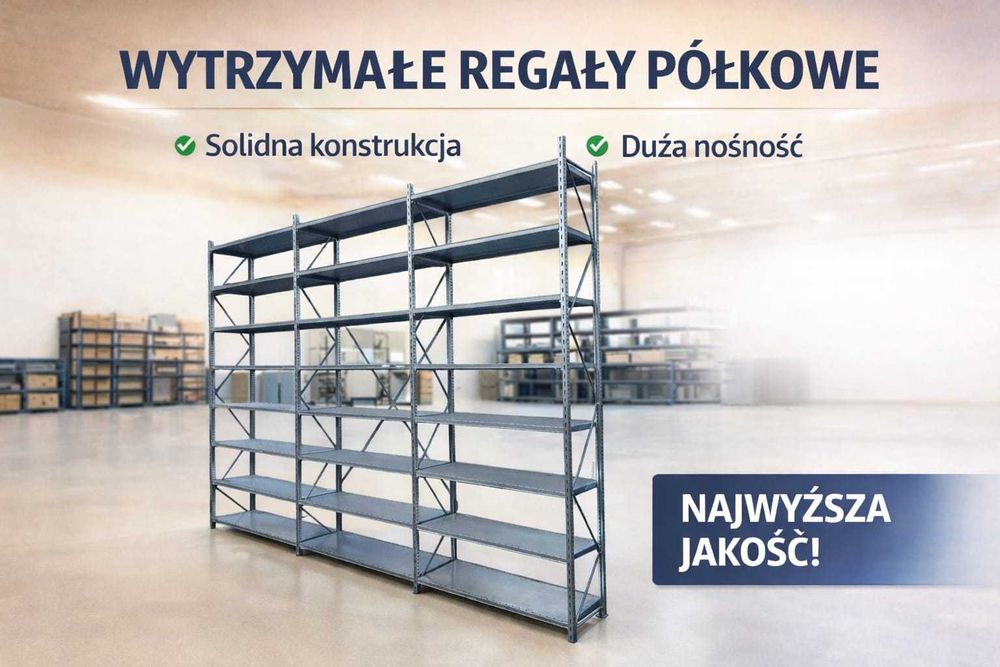 FV Regały magazynowe półkowe STOW