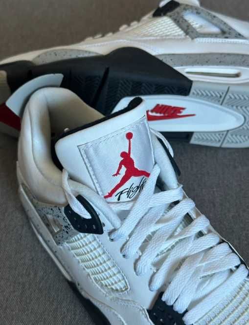 Nike air jordan 4 retro military black  42