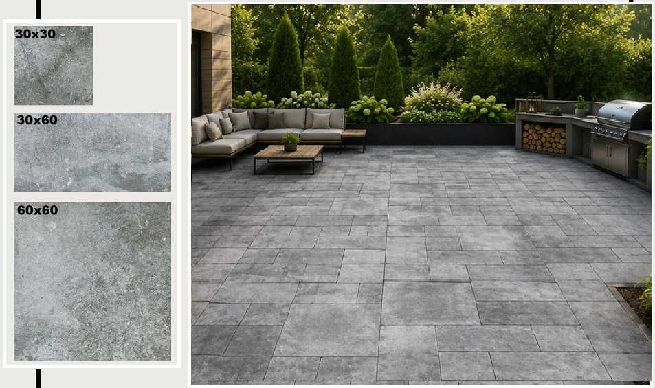 Płyta Tarasowa Burlington Blue 2cm PatioPack 18,36m2 1099zł Gat1 20mm