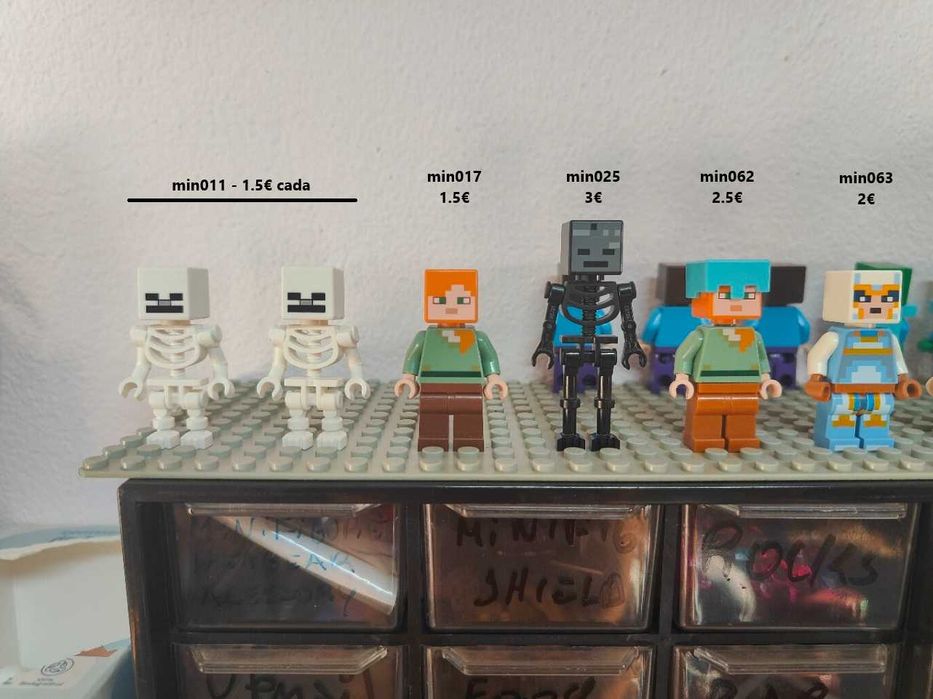 Lote Minifiguras Lego Minecraft