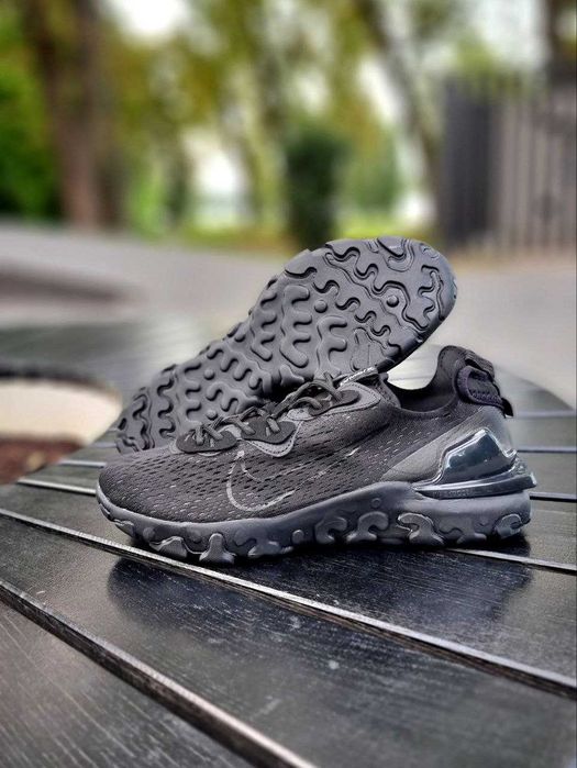 Чоловічі кросівки Nike React Vision "Black/Classic" Розміри 40-45