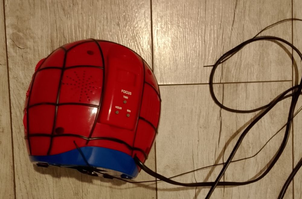 Radio Spiderman z mini projektorem