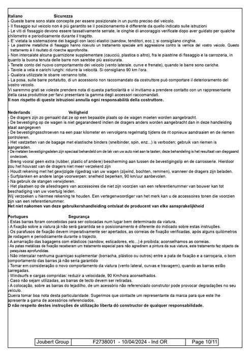 Barras de tejadilho -  Citroën C3 (CC21)