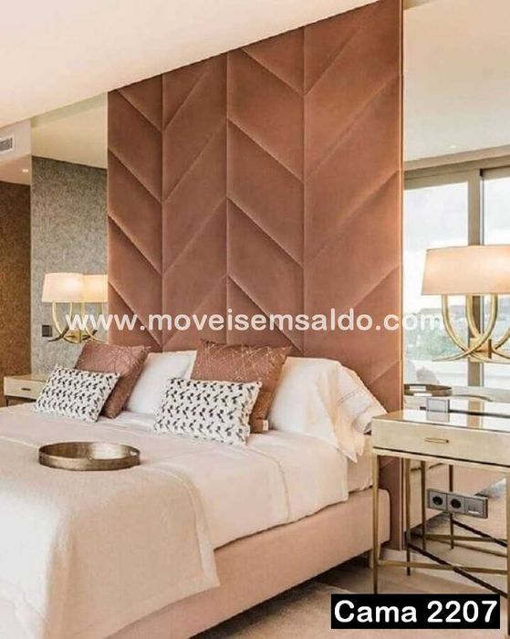 Camas de Casal com Cabeceira Alta - Fazemos todas as medidas e cores.