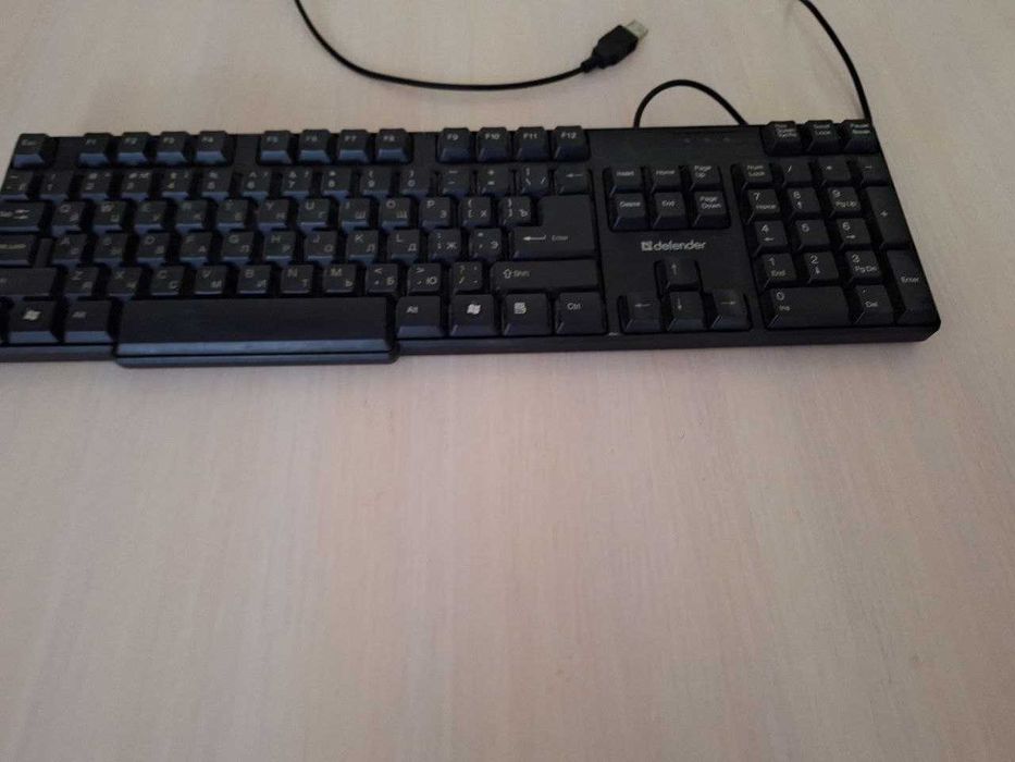 Комплект  клавиатура + мишка REAL-EL RM-207 (проводна, USB)