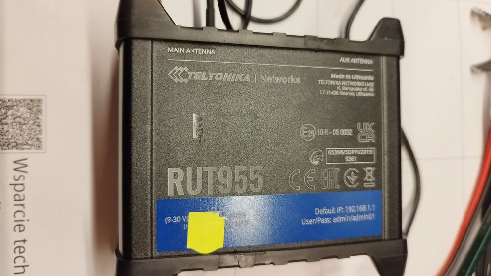 Router Tektonika RUT955 dual sim