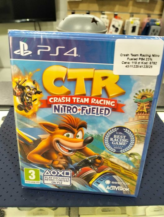 CTR Crash Team Racing Nitro Fueled PlayStation 4 PS4 (NOWA)