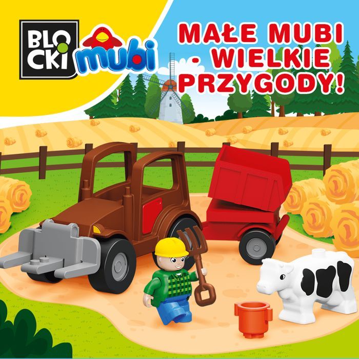 Klocki Blocki Mubi Farma Traktor Pojazd Przyczepa KOMP. Z LEGO DUPLO