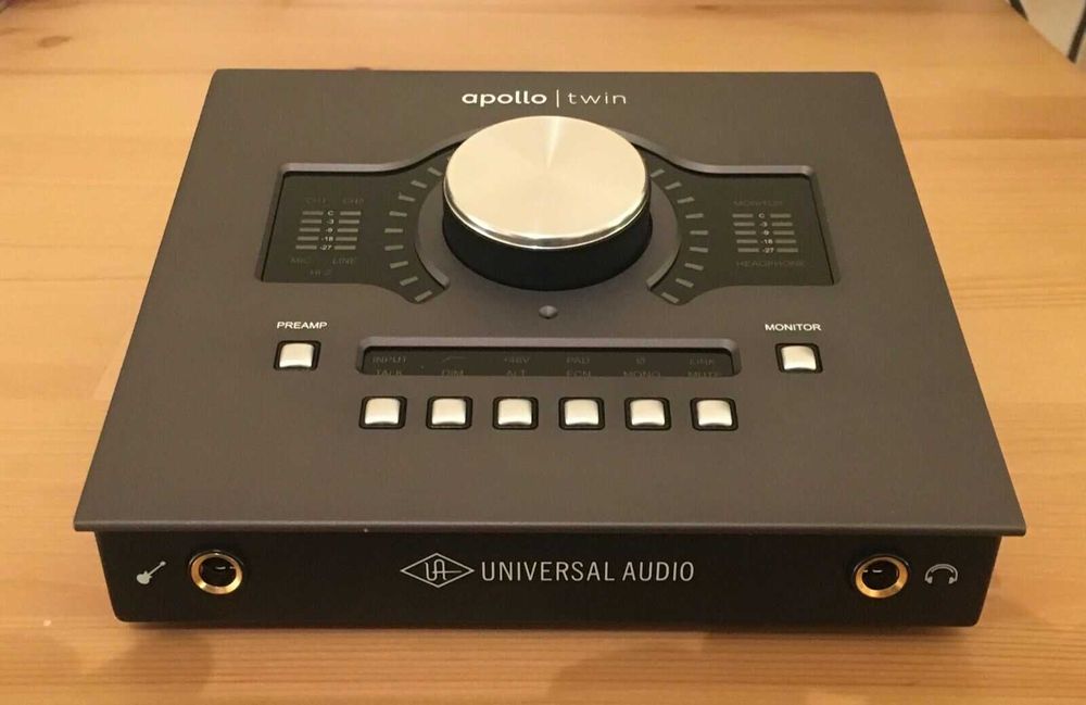 Universal Audio Apollo Twin MKII Duo Thunderbolt - como nova!