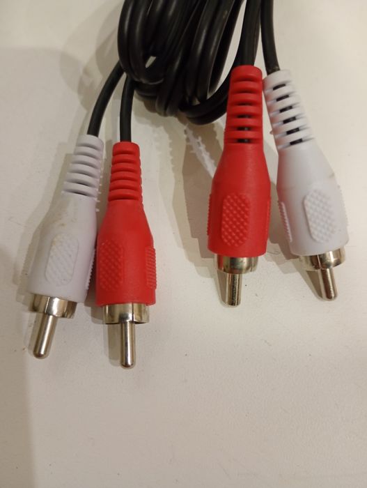 Кабель аудіоакустичний 2RCA-2RCA , тюльпан ,1,5 м