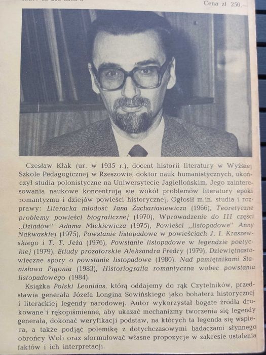 Polski Leonidas - Czesław Kłak