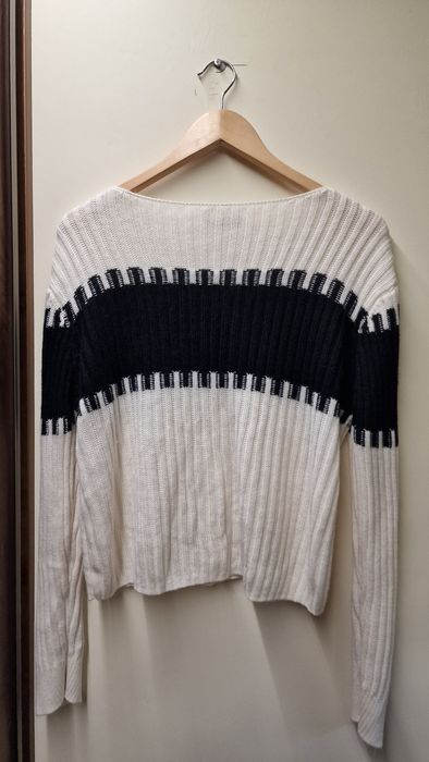 Komplet zestaw jesienno-zimowy sweter spódnica midi 38 M ciepłe