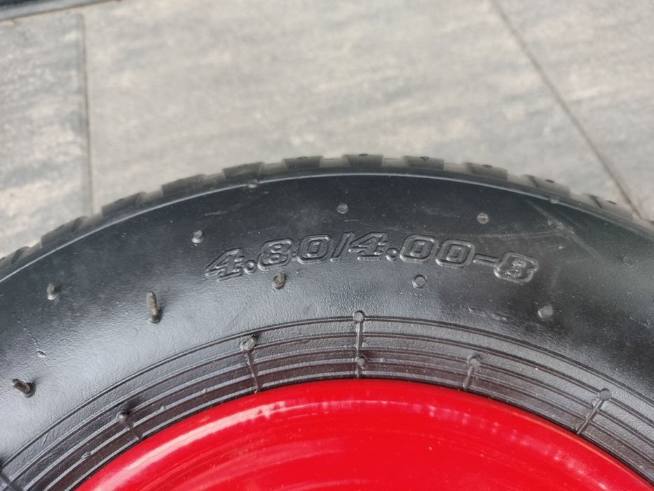 Koło pompowane do taczki