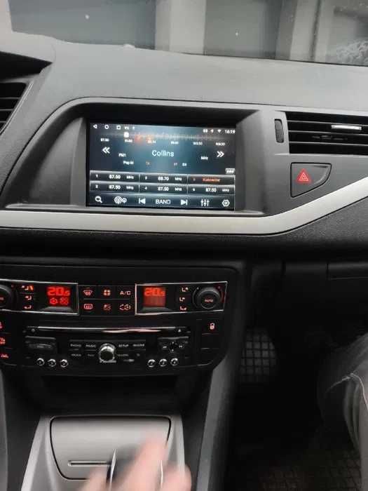 Citroen C5 radio android auto carplay wyświetlacz dotyk navi bluetooth
