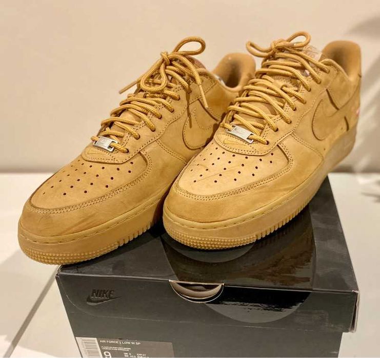 Nike Air Force 1 Low SP Supreme Wheat EU 37.5