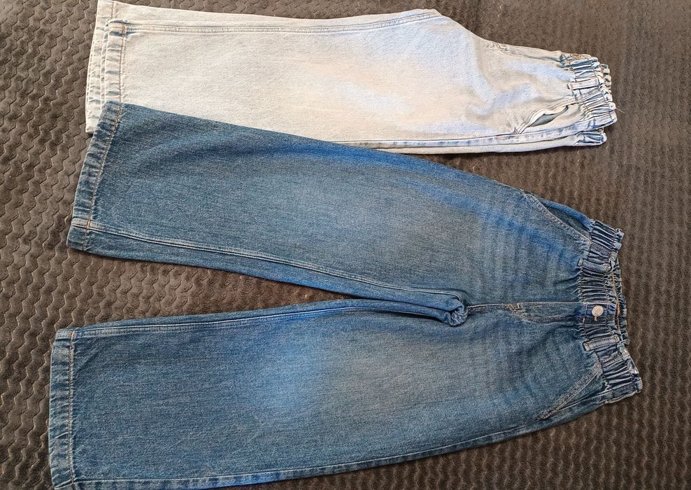 Джинси на резинці для дівчинки 128 см h&m, ціна за одні