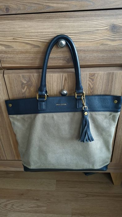 Marc O'Polo świetna torebka pojemna skórzana