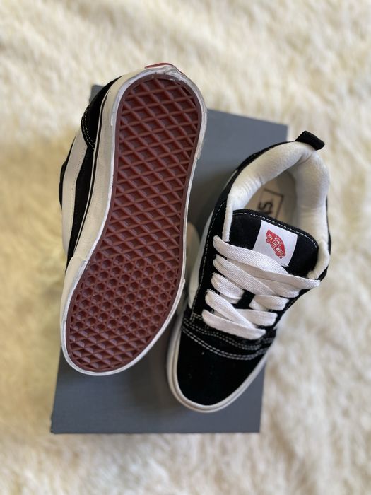 ‼️SALE‼️Кросівки Vans Knu Skool Black White 36 37 38 39 40 41 42 43 44 45 Кеди