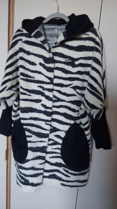 Płaszcz / kardigan zebra L/XL