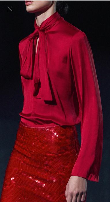 Bluzka ZARA z wiązaniem