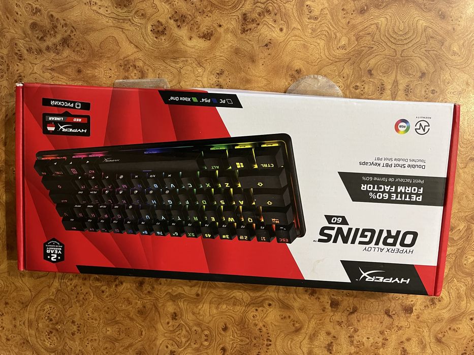 Продам  игровую клавиатуру  HYPERX ALLOY ORIGINS 60