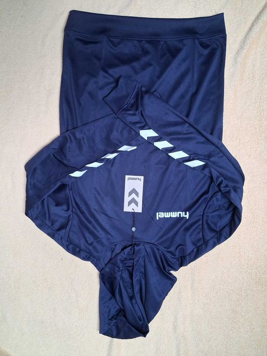 Bluza sportowa Hummel hoodie granatowa 176 / S treningowa nowa