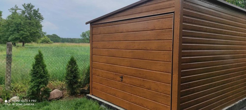 Garaż Drewnopodobny 3x5 Brama Uchylna Dowóz i Montaż DARMOWY