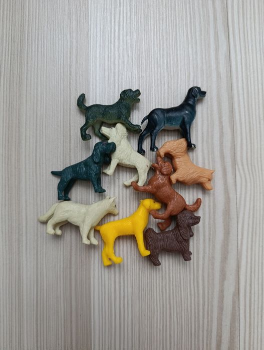 Фигурки собак. Собачки. Игрушки для детей. Развивающие игрушки.