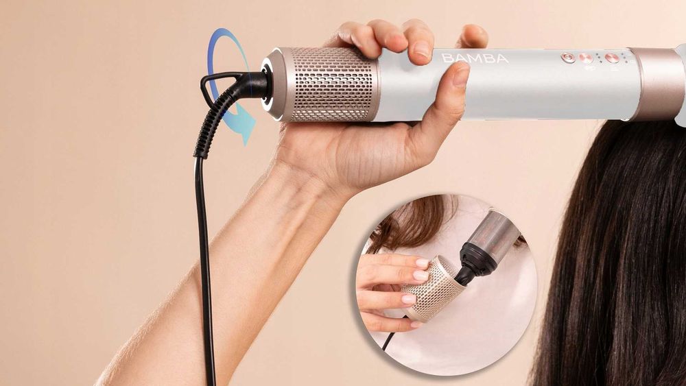 Lokówko-suszarka do włosów 8w1 Cecotec Bamba CeramicCare AirGlam