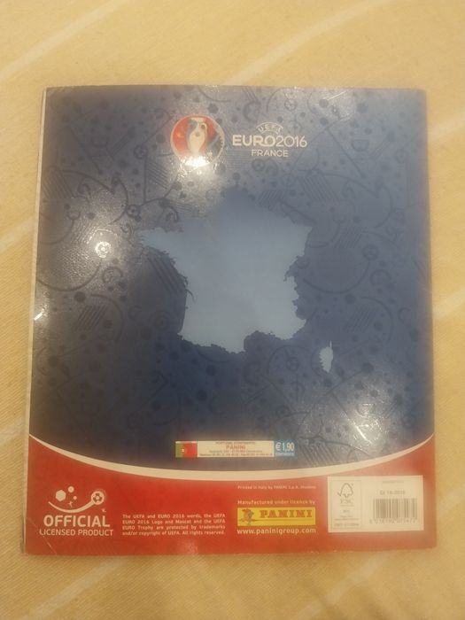 Caderneta completa Euro 2016
