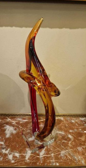 Dale Tiffany Paglia Art Sculpture em vidro de murano ASSINADO SÉC. XXI